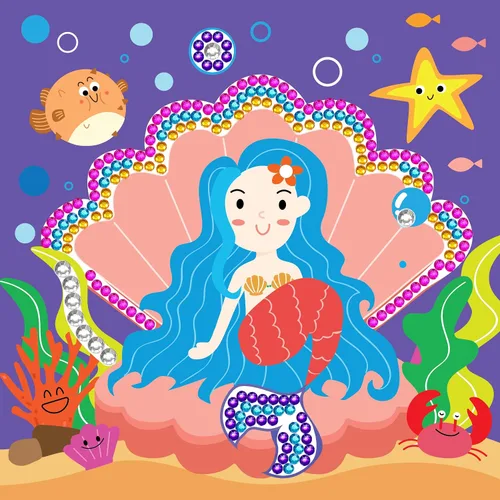 Miniatura 3 de C.S. Kids My Mermaid Sea World 4 en 1 DIY Mega Kit para niños