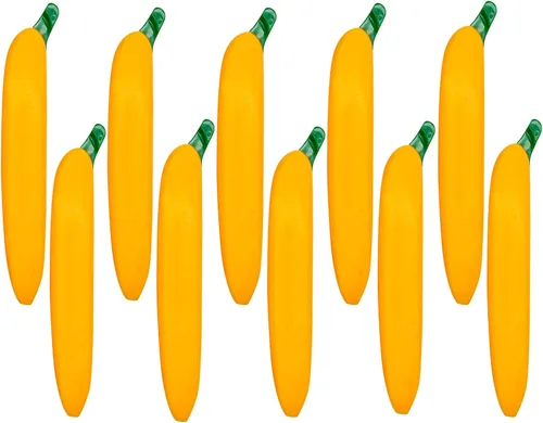 20 bolígrafos de plátano novedosos con frutas frescas, bolígrafos de escritura divertida, bolígrafos retráctiles de tinta negra de 0.039 pulgadas