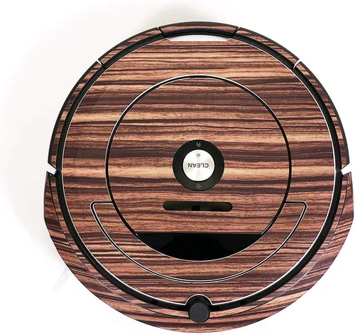 Miniatura 4 de MightySkins Skin compatible con iRobot Roomba 690 Robot Vacuum - Azul claro sólido Cubierta protectora de vinilo duradera y única Fácil