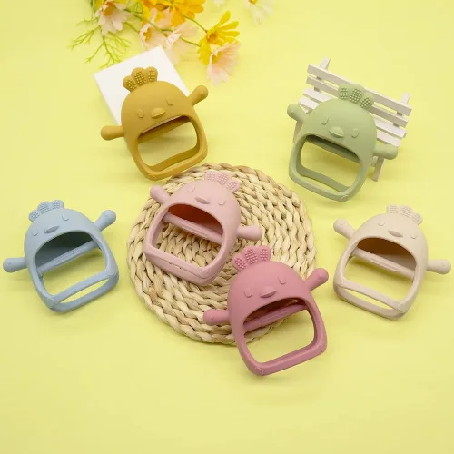 Miniatura 9 de Juguetes para bebés de 0 a 6 años, juguetes de dentición de 3 a 6 a 12 meses, mordedores de mano anticaídas, juguetes para masticar para aliviar