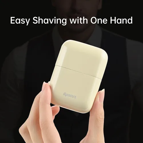 Miniatura 7 de Mini afeitadoras eléctricas de acero para hombres: Mini maquinilla de afeitar eléctrica mejorada, afeitadora de viaje portátil con impermeabilidad