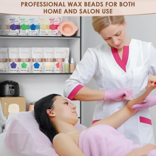 Miniatura 9 de KOTAMU - Perlas de cera dura para depilación - 1 lb, fórmula para piel sensible y cabello grueso, para todo el cuerpo, cara, pecho, espalda, Blanco
