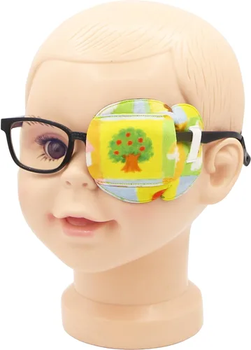 Miniatura 36 de Astropic Parche para ojos de algodón y seda 3D para niños, parche de ojos para niñas para gafas Parche médico para niños con ojo perezoso