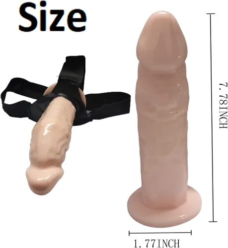 Miniatura 5 de Juego de arnés de consolador con correa, consoladores de silicona reemplazables de 7.78 pulgadas, juguete sexual para adultos, juguete sexual