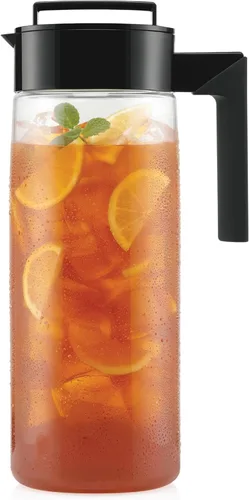 Miniatura 14 de Takeya Jarra hermética – Jarra hermética de uso diario para té helado y más – Jarra transparente con tapa – Esencial de cocina ligero – Utensilios
