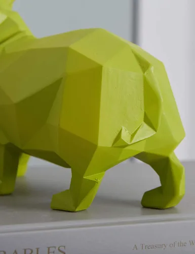 Miniatura 7 de HAUCOZE Estatua de hipopótamo, escultura de animal, figura moderna para decoración del hogar, decoración del hogar, arte de mesa, regalo para Azul