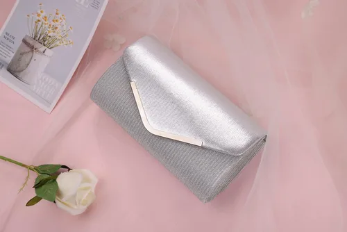 Miniatura 8 de ERIJUNOR Bolso de mano para mujer, clásico sobre de noche, brillante, fiesta de novia, baile de graduación, bolso cruzado