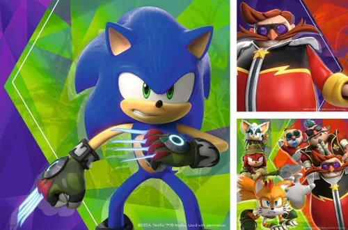 Miniatura 2 de Ravensburger Sonic Prime - Rompecabezas 3X de 49 piezas para niños a partir de 5 años