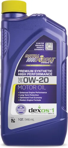 Miniatura 17 de Royal Purple - Aceite de motor sintético ROY51020 de alto rendimiento SAE 0W-20 con licencia API, 5/4 de galón.