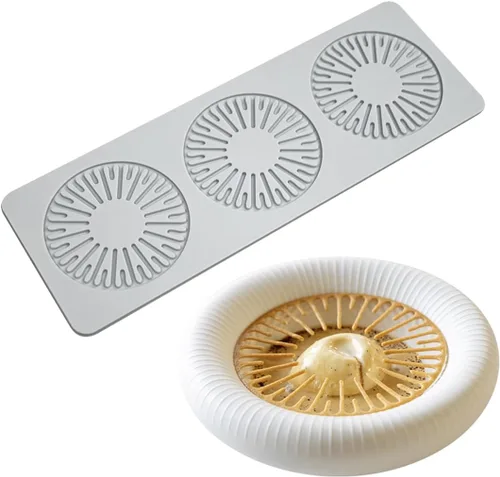 TUKE Molde de encaje de silicona, gota de agua de 9.6 x 3.4 x 0.12 pulgadas, sin BPA, color al azar, 0.227 tazas, 1 pieza