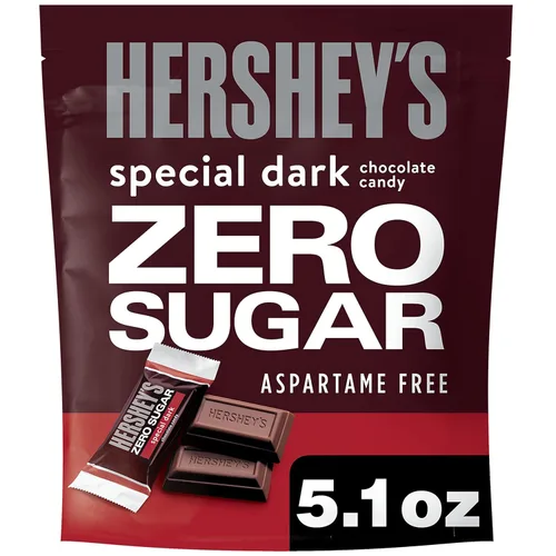Miniatura 3 de HERSHEY'S Special Dark Zero Sugar - Bolsa de caramelo de chocolate, 3 onzas