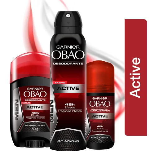 Miniatura 5 de Obao Desodorante activo para hombre en espray 5.1 fl oz - Desodorante Activo Aerosol para hombre (paquete de 1)