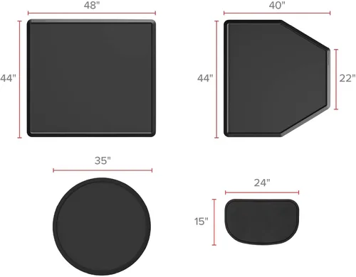 Miniatura 4 de WeatherTech Tapete multiusos para la vida cotidiana, 15 x 24 pulgadas, universal, color negro