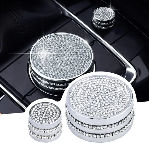 Miniatura 11 de Tapones para pomos de aire acondicionado, compatibles con Mazda 3 (2014-2018), cristal, decoración