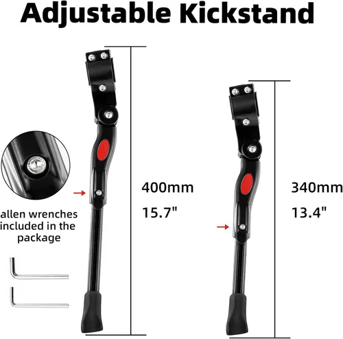 Miniatura 4 de ROCKBROS Soporte de bicicleta ajustable para bicicleta de 22 a 28 pulgadas