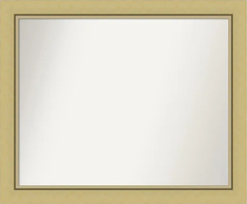 Miniatura 136 de Amanti Art Landon Gold Espejo de baño, espejo de pared o espejo de tocador de baño sobre el fregadero (26.25 x 26.25 pulgadas) Espejo no biselado