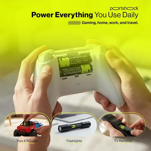 Miniatura 2 de D Baterías recargables USB C (paquete de 2) – 1.5 V 5000 mAh de litio de alta capacidad – 4 horas de carga rápida D baterías con cable