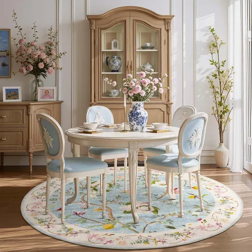 Miniatura 72 de Jinchan Alfombra Floral de Pasillo, 2x5, Alfombras Antideslizantes Lavables a Máquina, Alfombra Suave de Pelo Bajo para Pasillo, Resistente a
