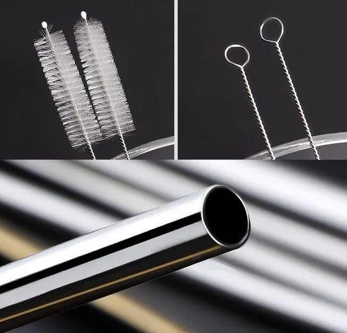 Miniatura 9 de ALINK Pajitas de acero inoxidable para botella de agua Owala FreeSip Sway de 30 onzas, paquete de 6 popotes de repuesto de metal reutilizables solo