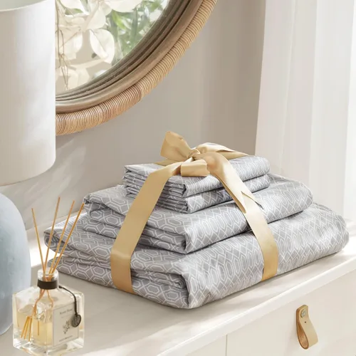 Miniatura 6 de Comfort Spaces Juego de sábanas de 100% algodón transpirable, ligero, suave, con bolsillo elástico de 14 pulgadas que se adapta a colchones de hasta