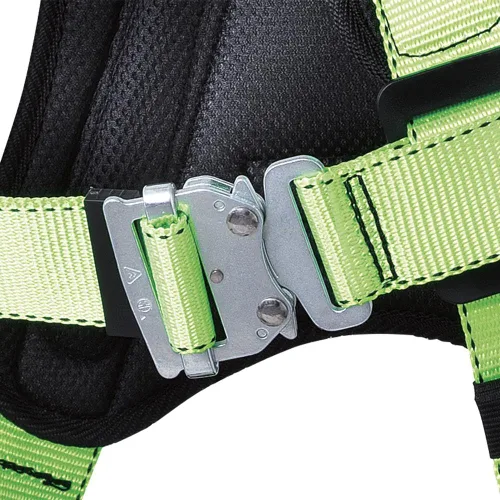 Miniatura 2 de Peakworks Arnés de seguridad acolchado de cuerpo completo con protección contra caídas con soporte de espalda, cinturón de posicionamiento, anillos