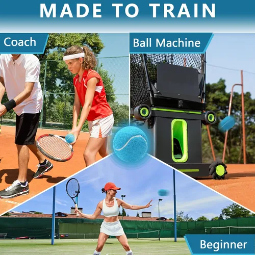 Miniatura 5 de Pelotas de tenis, paquete de 18 pelotas de entrenamiento con bolsa de malla para un fácil transporte, pelotas de práctica para perros y mascotas