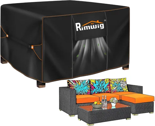 Miniatura 7 de Fundas extragrandes impermeables para juego de muebles de patio, liquidación de fundas para muebles de exterior, fundas para juego de sofá