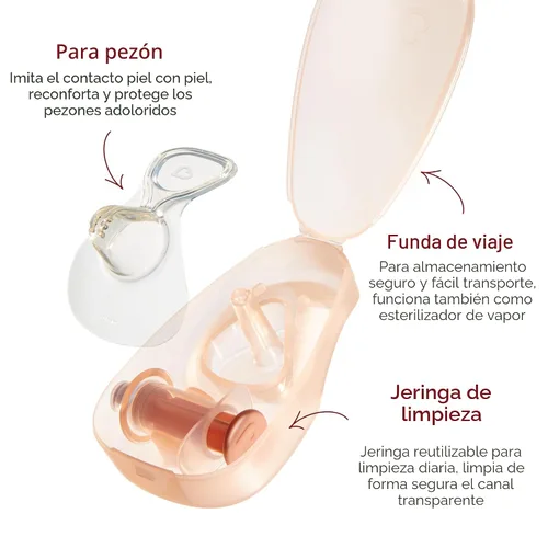 Miniatura 9 de Munchkin® Protector de pezón Flow + con canal transparente para ver el flujo de leche, amamanta con confianza y cumple tus objetivos de lactancia