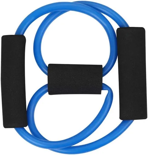 Miniatura 3 de BESPORTBLE Kit de equipo de gimnasio en casa, barra de empuje para abdominales, cuerda de saltar, banda de tracción, almohadilla de rodilla