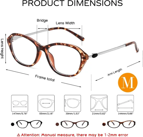 Miniatura 6 de FEISEDY Gafas de luz azul de moda rectangulares para mujer, marcos pequeños retro vintage, gafas de moda de los 90 cuadradas B0255