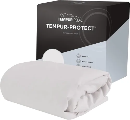 Miniatura 7 de Tempur-Pedic Protect - Protector de colchón impermeable, individual, color blanco