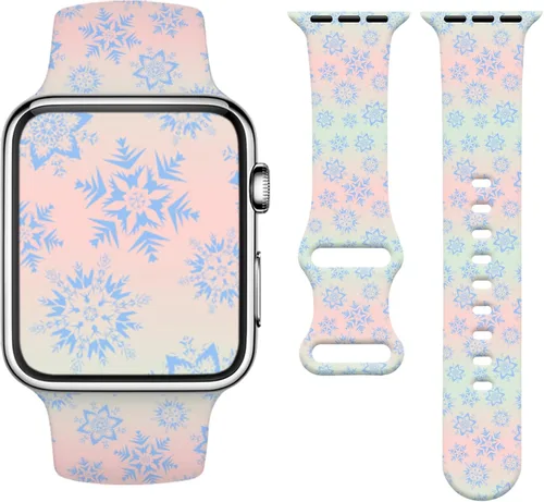 Miniatura 25 de Holiday Watchband Compatible with Apple Watch 38mm 40mm 41mm 42mm 44mm 45mm 49mm Women Men,Soft Silicone Cute Sport Strap for Apple Watch Ultra