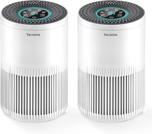 Miniatura 8 de Purificadores de aire para dormitorio y hogar, purificador de aire con cubierta de monitor de calidad del aire PM 2.5 de hasta 1235 pies cuadrados