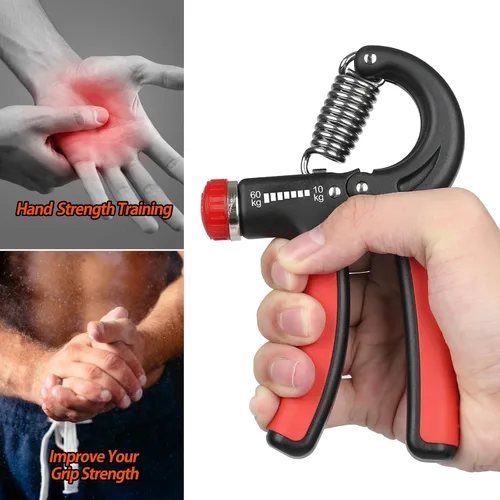 Miniatura 2 de NIYIKOW Entrenador de Fuerza de Agarre, Fortalecedor de Agarre de Mano, Fortalecedor de Agarre, Resistencia Ajustable, Fortalecedor de Antebrazo