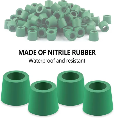 Miniatura 3 de Kit de 50 juntas tóricas de CA para automóvil, kit de juntas de goma de nitrilo para reparar manguera o colector de carga de CA de 1/4 pulgadas