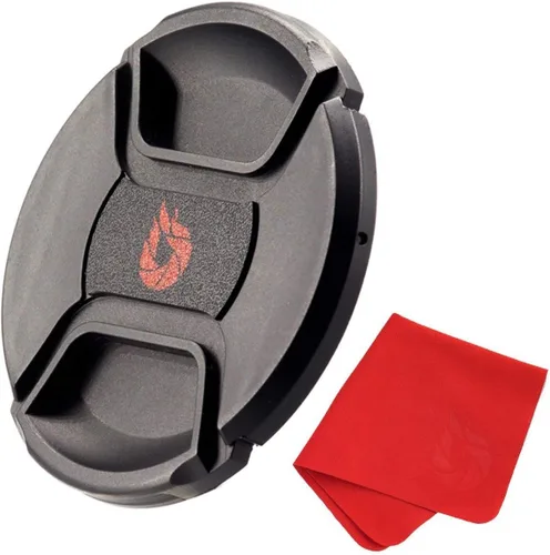 Miniatura 5 de Lens Cap Center-Pinch, resortes extra fuertes, ajuste perfecto, fabricado en plástico 100 % reciclado