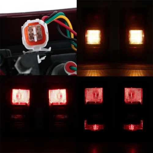 Miniatura 3 de BAKUGO Luz trasera de coche, luz de parachoques trasero, lámpara de advertencia de freno para JMC Tiger 7 Pickup 2017 2018 2019 2020, derecha