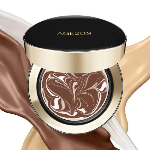 Miniatura 23 de AGE20'S Signature Essence Pact SPF 50+ Paquete de 1 13C PORCELANA Base en crema, acabado luminoso, cobertura natural Base cushion coreana