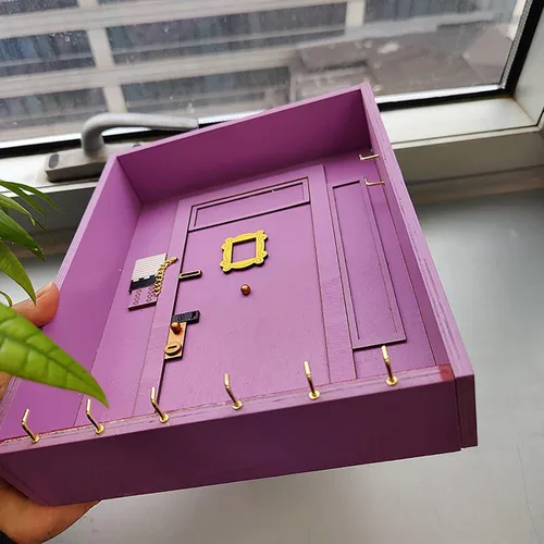 Miniatura 4 de TOIVO Soporte para llaves de pared de Friends, regalos de mercancía de programas de televisión de amigos, fácil instalación para entrada