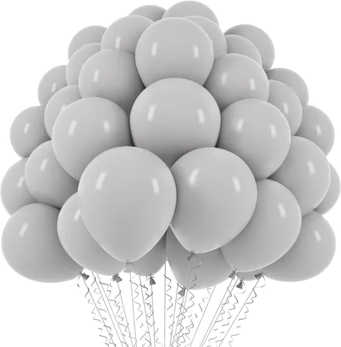 Miniatura 166 de Voircoloria - Globos azul bebé claro, paquete de 66 globos de 12 pulgadas de látex para fiestas para niños y niñas, para cumpleaños, baby shower, 16