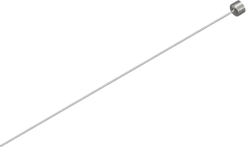 Miniatura 6 de uxcell Pasadores de eyector rectos, 0.020 in (1/64 ") de diámetro. Punzón de punta redonda de acero 65Mn 100 mm (4 ") de largo para mantenimiento