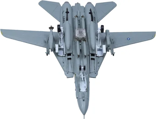 Miniatura 6 de 1/100 F-14 Tomcat Skeleton Fighter Modelo de avión militar fundido a troquel modelo de avión militar F-14 (básico)