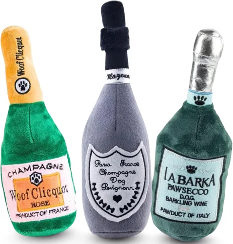 Miniatura 22 de Haute Diggity Casamuttgos Tequila, Juguetes de felpa para perros de diseñador con silbato interactivo, enriquecimiento estimulante para mascotas
