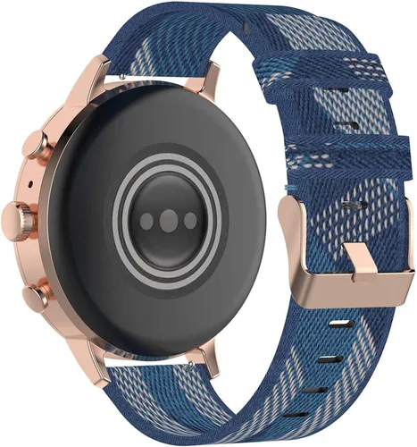 Miniatura 2 de Correa de reloj Fossil Sport de 1.61 pulgadas, correa de repuesto de nailon de liberación rápida de 0.71 pulgadas para mujer Fossil Gen 4 Venture