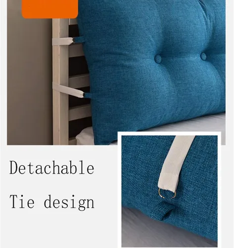 Miniatura 5 de Cojín triangular de cuña para sofá cama, cabecero, respaldo, soporte de posicionamiento, almohada cervical, almohada de lectura, almohadilla lumbar