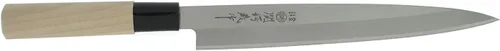 Miniatura 8 de JapanBargain, Cuchillo japonés Yanagiba Sashimi, cuchillo de chef de sushi, acero inoxidable de alto carbono, hoja de 9-1/2 pulgadas, fabricado