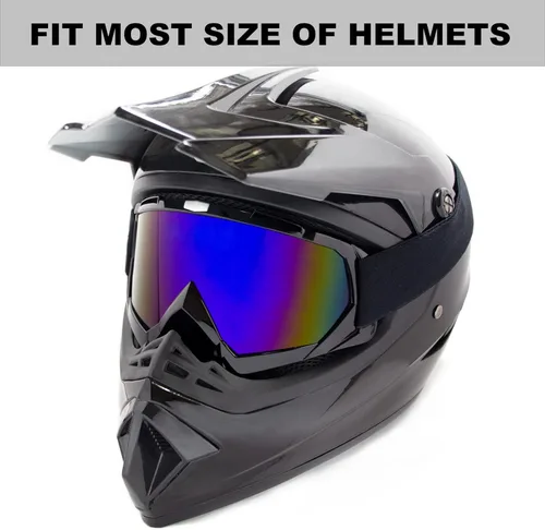 Miniatura 2 de Gafas de motocross para motocicleta, ATV, motocross, equitación, todoterreno, adultos, hombres, mujeres, jóvenes, niños