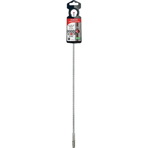 Miniatura 3 de Diablo Rebar Demon SDS-Plus - Broca de martillo de cabeza de carburo completa de 4 cortes, 3/8 pulgadas de diámetro, 12 pulgadas de largo, 10