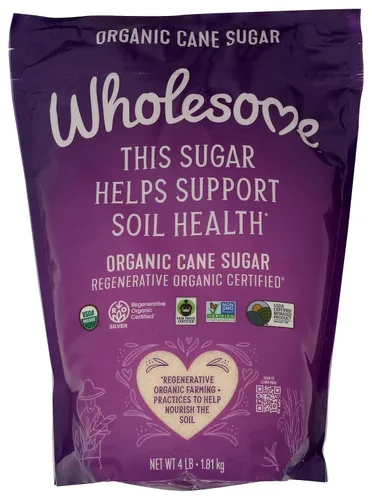 Miniatura 9 de Wholesome Sweeteners Azúcar de Caña Orgánica de 16 Onzas, Comercio Justo, Sin OMG, Sin Gluten, Puro y Vegano, para Hornear y Endulzar, 1 Paquete