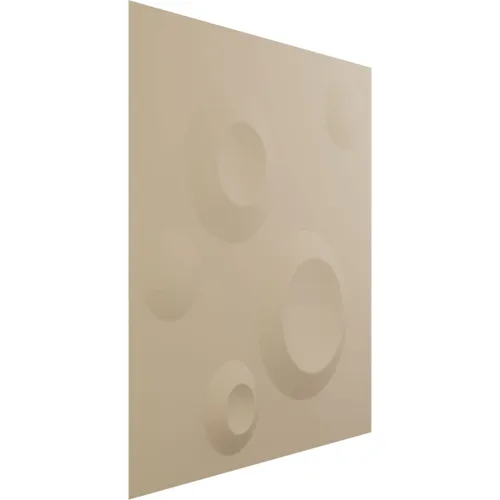 Miniatura 2 de Ekena Millwork 11 7/8 pulgadas de ancho x 11 7/8 pulgadas de alto, Cole EnduraWall decorativo 3D, beige ahumado